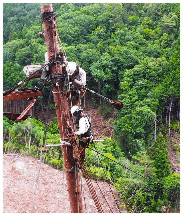 高所での作業